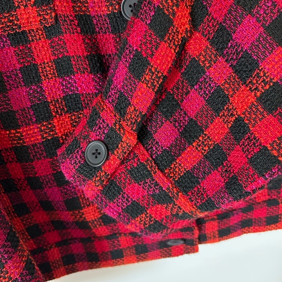 Sanctuary Knit Buffalo Plaid Jacket - Picture 7 of 16